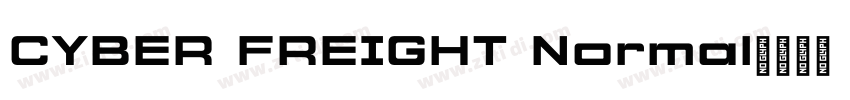 CYBER FREIGHT Normal字体转换